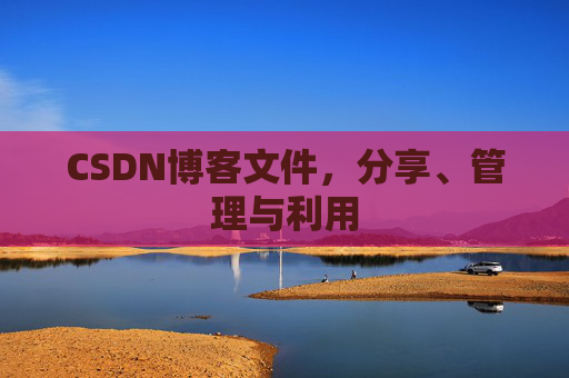 CSDN博客文件，分享、管理与利用